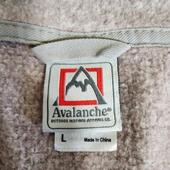 AVALANCHE Women’s Full Zip Knit Jacket Oatmeal Size L - Picture 8 of 10